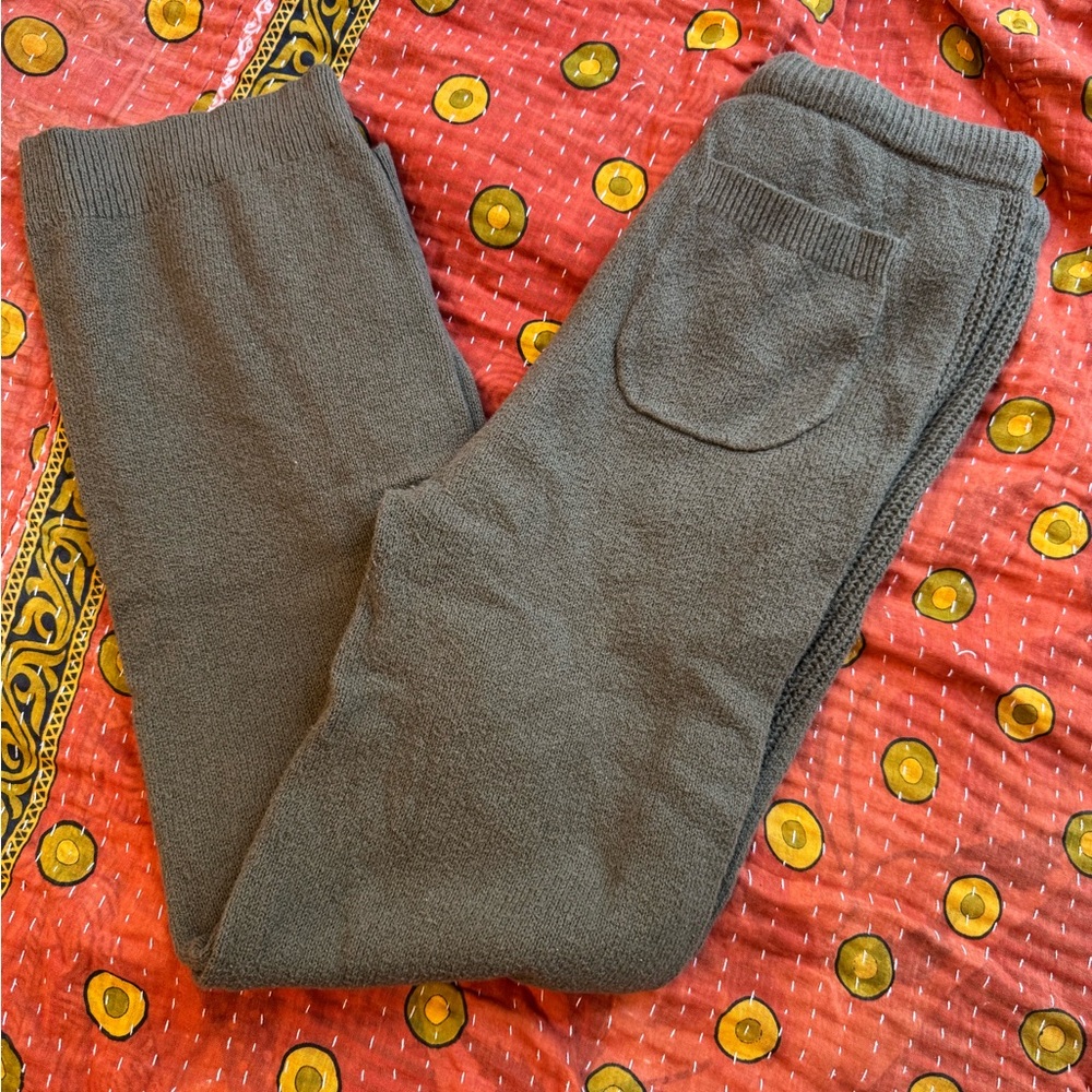 Auden Green Knit Pants
